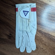Saranac Pro AC70 White Leather All Court Tennis Racquetball Glove RH Mens Large