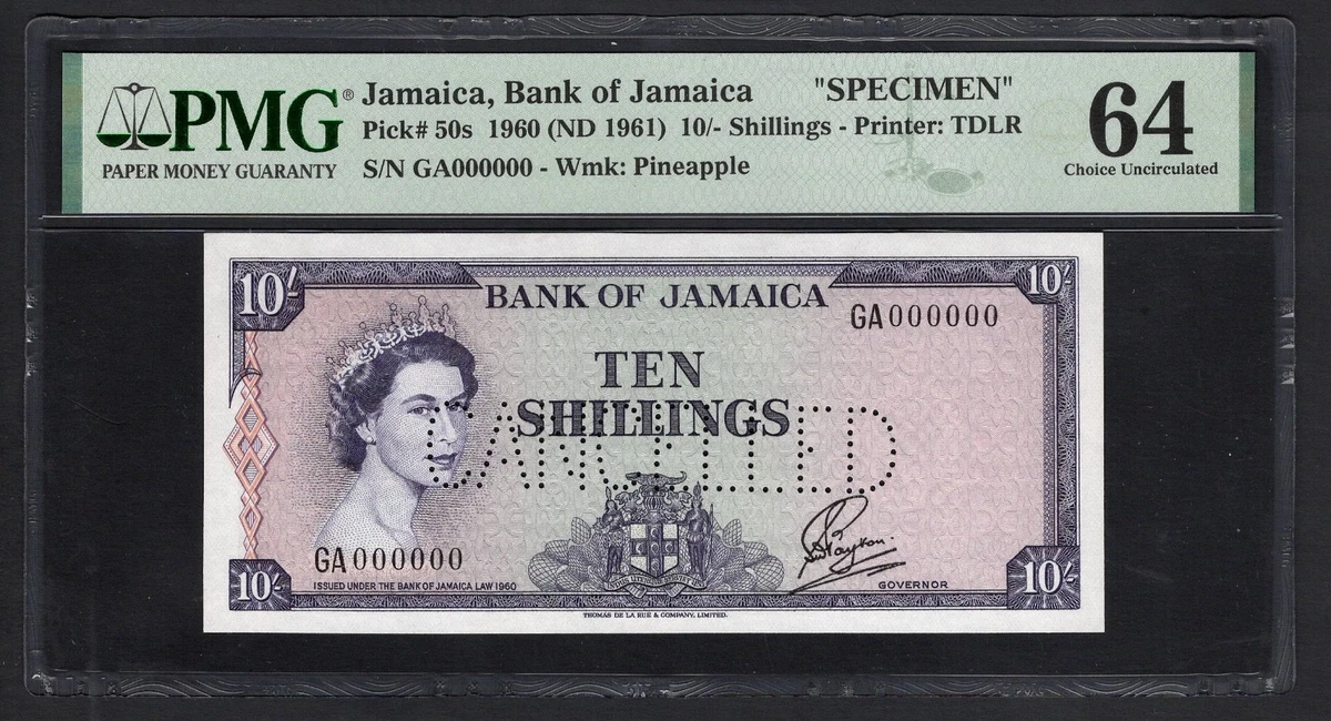 1960 牙买加纸币| eBay
