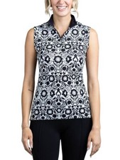 Kastel Denmark Sleeveless Sun Shirt - Black/White Floral