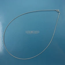 .925 Sterling Silver Omega Wire Chain Necklace w/Spring Ring Clasp [16"/18"/20"]