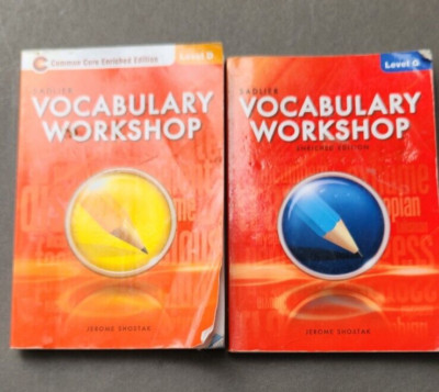 Sadlier Vocabulary Workshop Level D & G Common Core Edition by Jerome Shostak