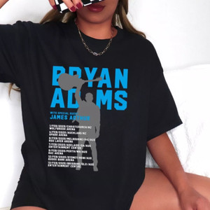 T-shirt Homme Bryan Adams Ultimate - Noir - 100% Coton - Tailles S à 5XL - Neuf Avec étiquette
