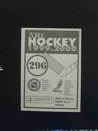 Panini NHL Hockey 1999 2000 99 00 ELIGE CUALQUIER PEGATINA CASI NUEVA/COMO NUEVA #201-360# - Imagen 175 de 297