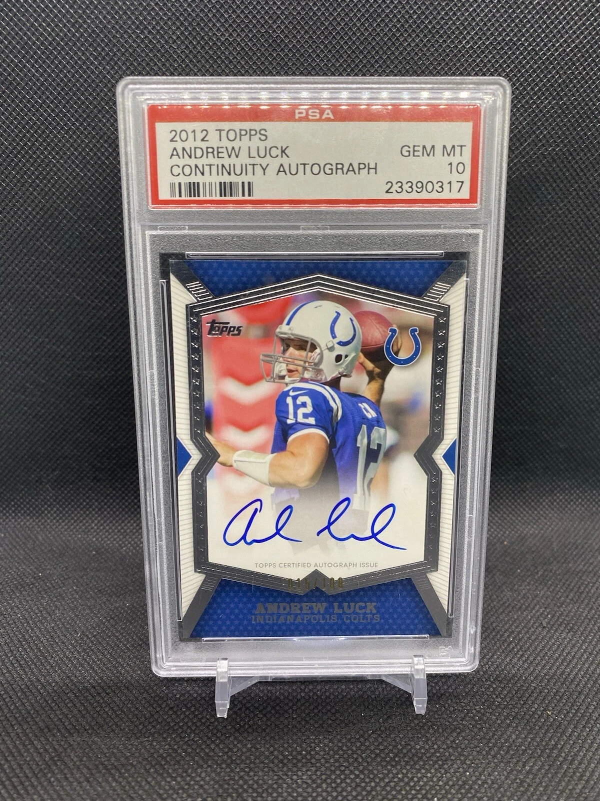 Andrew Luck Topps Continuity Autograph # Base