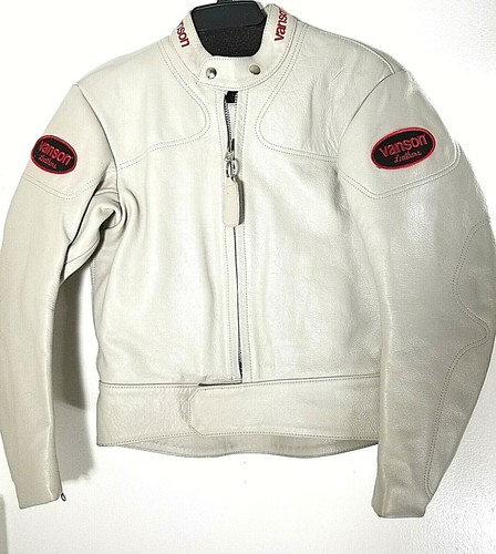 VANSON MEN'S LEATHER RIDING MOTORCYCLE 