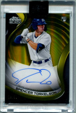 2022 Topps Chrome Black Spencer Torkelson Gold Rookie Auto #33/50 Tigers