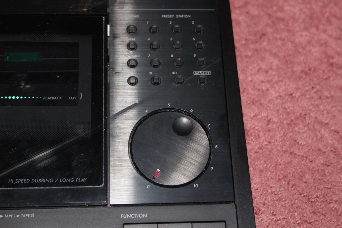Hitachi MX-W50 Stereo Cassette Receiver / Compact Disc Player for