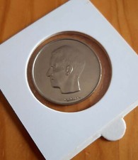 België 1975 Boudewijn I  10franc FR zuiver nikkel - effen rand - 27mm diam - FDC