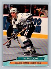 1992 Fleer Ultra  Pat Falloon #194 San Jose Sharks
