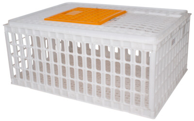 Geflügeltransportbox Transportbox Transportkiste Kunststoff Schiebetür Beeketal