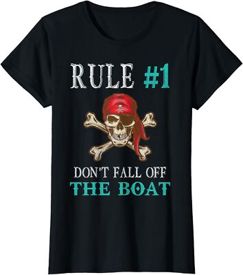Quote Tampa Gasparilla Crossbones Funny Pirate Ladies' Crewneck T-Shirt