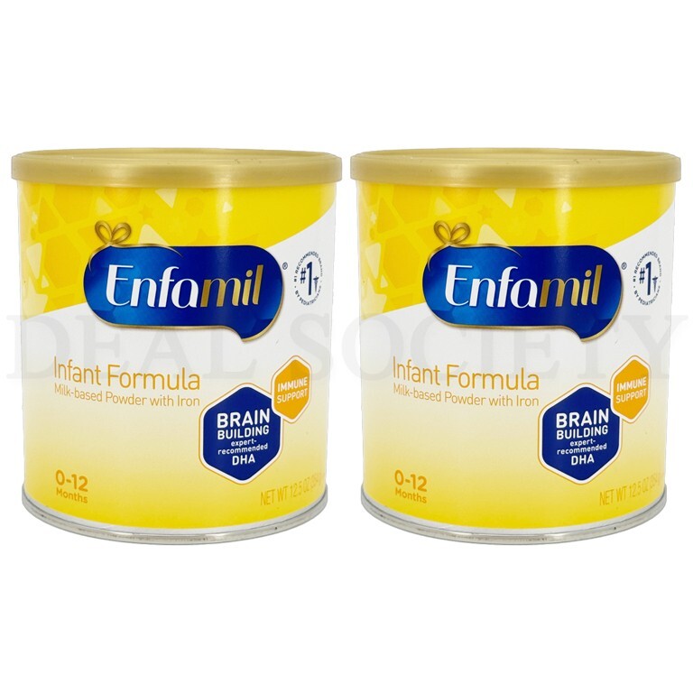 Enfamil Milk-Based Powder Infant Formula 0-12 Months 12.5oz Lot of