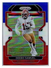 2021 Panini Prizm - Deebo Samuel #53 Red White & Blue Prizm TC8562