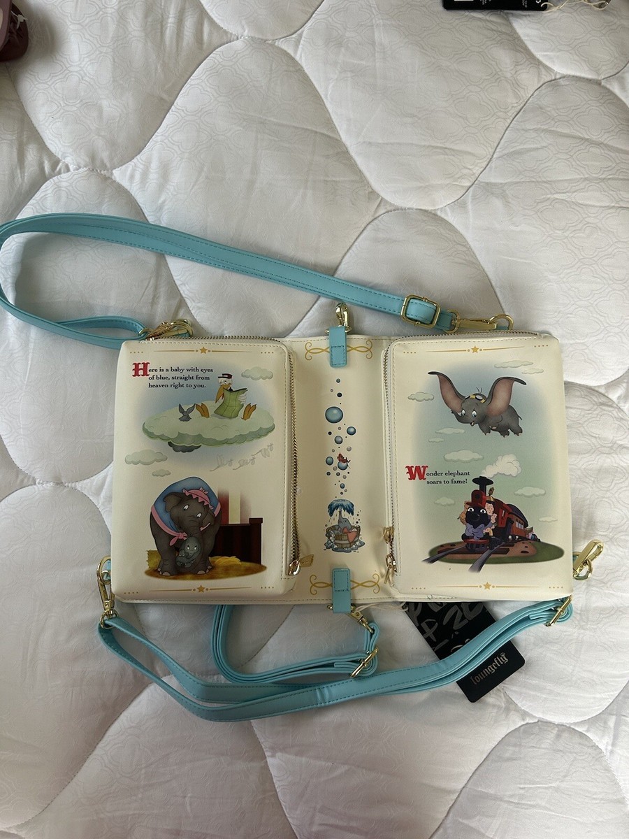 Loungefly Disney Dumbo Story Book Convertible Backpack  display picture 2