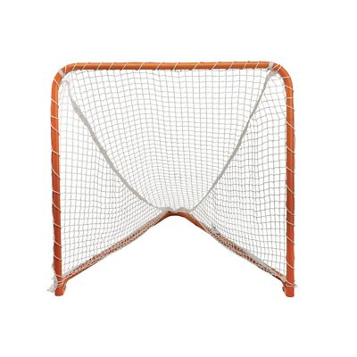 STX Lacrosse Folding Backyard Lacrosse Goal, Orange, 4 x 4-Feet