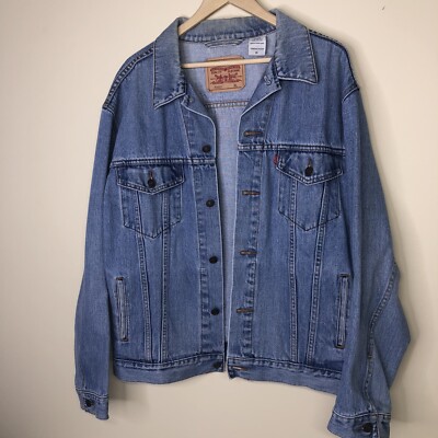 Vintage Levi Men s Standard Trucker Jean Jacket Size XL 70507