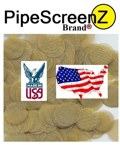 PIPESCREENZ™ BRAND! 5000 (5X 1000 Count) .750"(3/4") Bulk Lot BRASS PIPE SCREENS - Picture 4 of 4