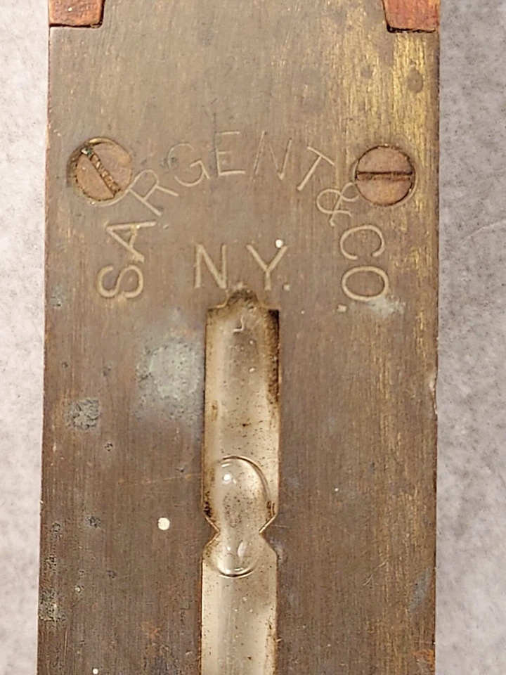 Antique/Vintage Sargent & Co NY - 12 Inch Level - Image 4 of 4