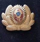 insigne cocarde SOVIÉTIQUE russe Milice Justice casquette chapka képi URSS USSR
