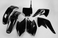 Kit Kunststoffverkleidungen Kawasaki KXF 250 2004 - 2005 Ufo Plast Schwarz