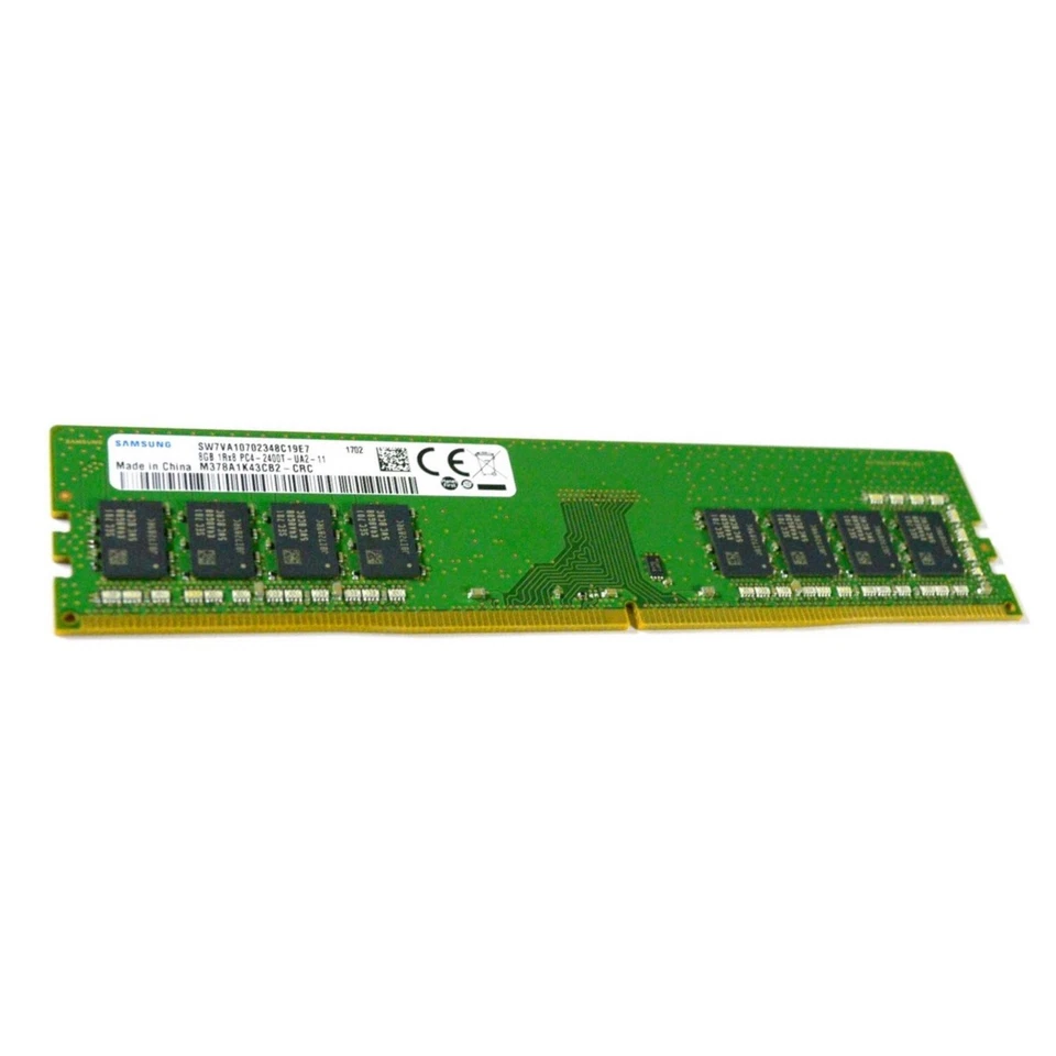 Samsung 16GB (2X8GB) DDR4 2400MHz PC4-19200 UDIMM Memory RAM M378A1K43CB2-CRC - Image 2 of 4