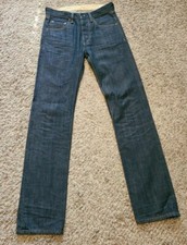 RAG & BONE MEN'S SELVEDGE JEANS SZ 29X36 MADE IN USA DARK WASH