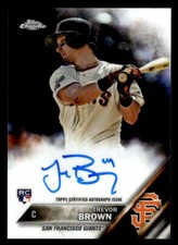 2016 Topps Chrome #RA-TB Trevor Brown Rookie Autographs