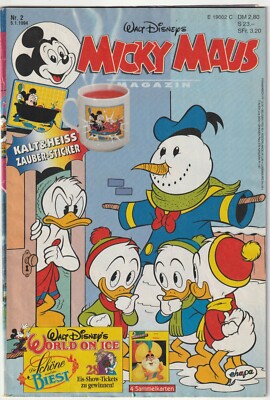   MICKY MAUS #2/1994 ohne Beilage/Sammelkarten, Ehapa/Disney COMICHEFT Z1/1-