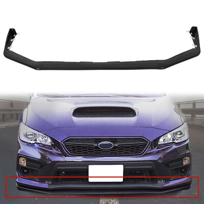 FOR 2015-21 SUBARU IMPREZA WRX STI V-Limited Style FRONT BUMPER BODY LIP SPOILER