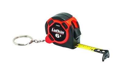 Lufkin CS8506 Pocket Size Keychain Measure Tape 0.5 in. x 6 ft. (Pack of 25)