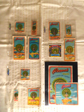 17  Rare Vintage Peacock Super-Charged Po-Sing Firecracker Firework Label Lot