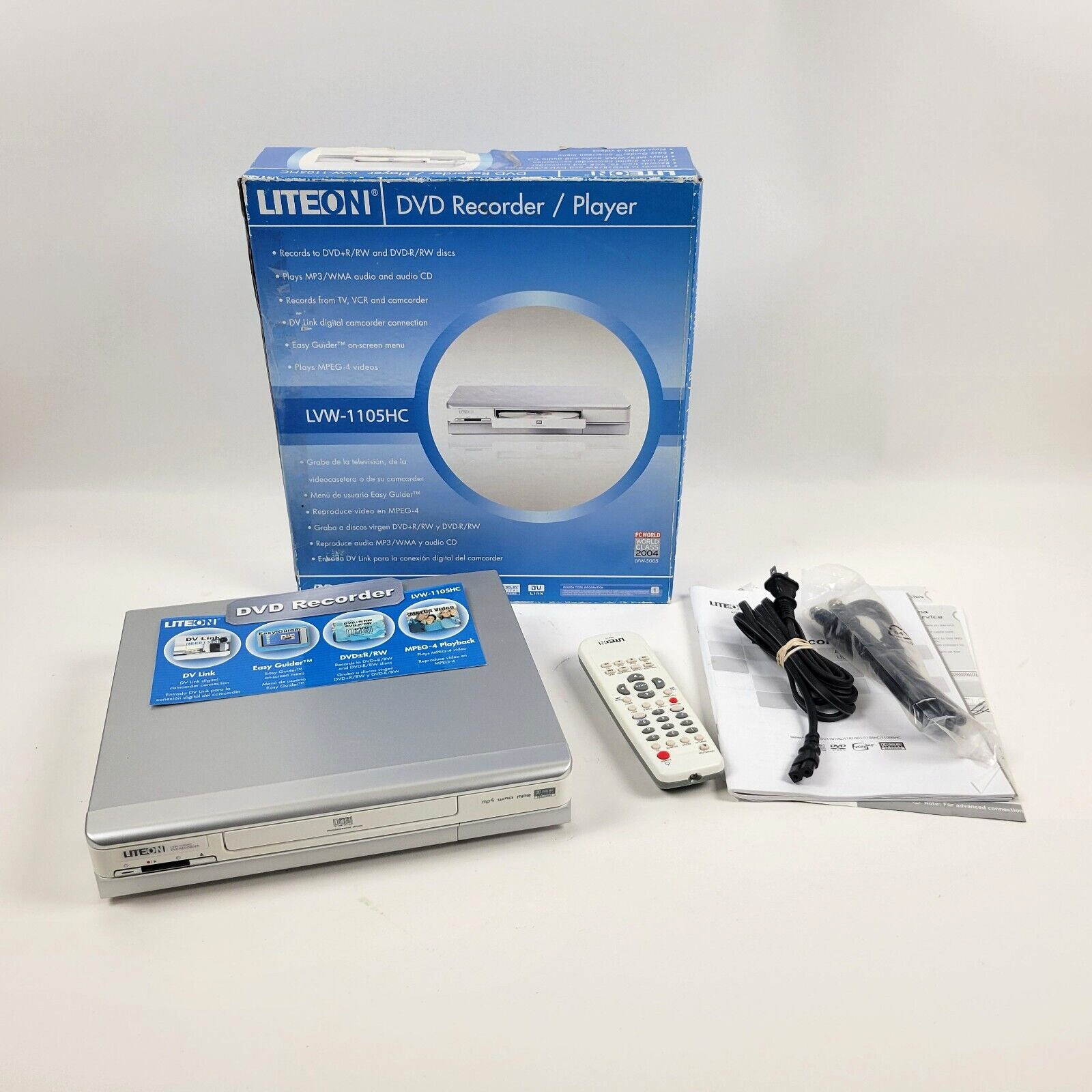 Lite On LiteON DVD Recorder-Player LVW-1105HC Tested And Working 