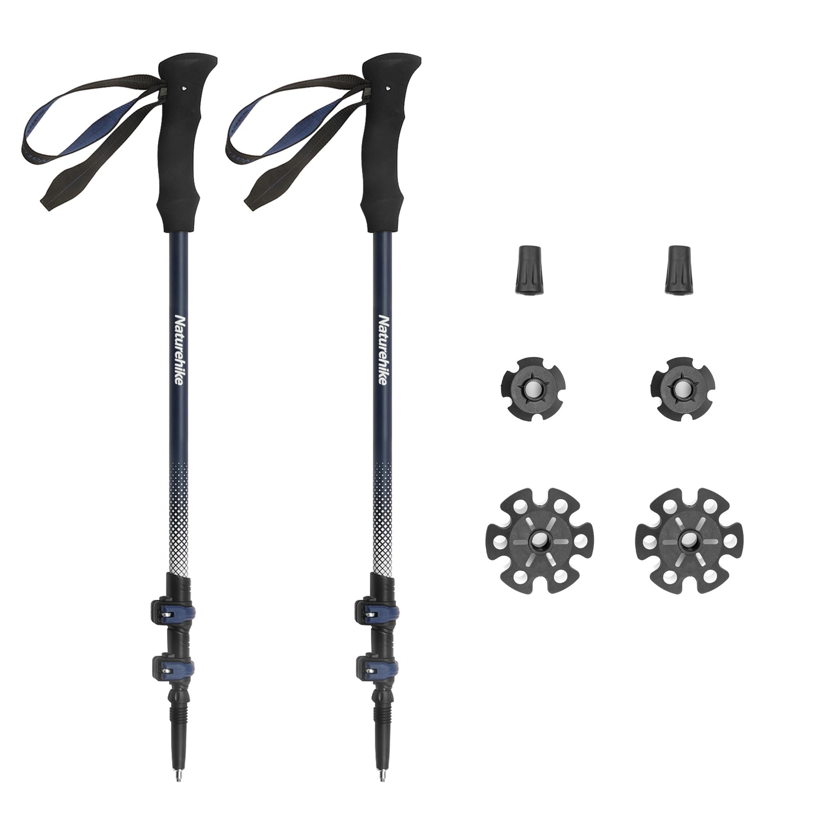 Naturehike Tienda Oficial Trekking Poste Carbono 169g Juego de 2 Libros Stock de Escalada Ajustado