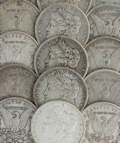 Pre 1921 Silver Morgan Dollar F/VF Lot of 20 S$1 Coins