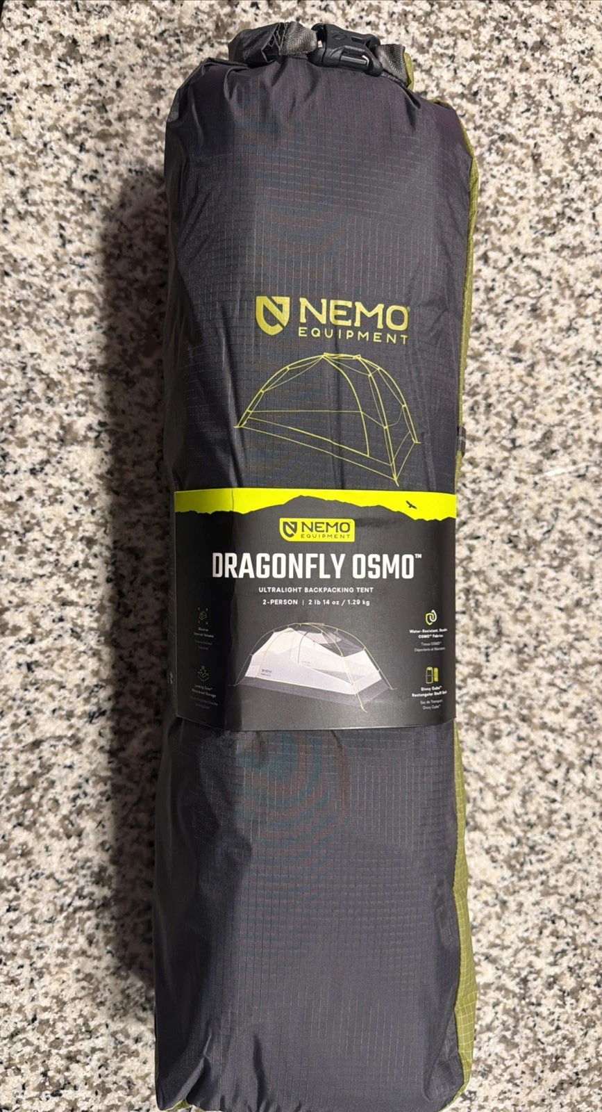 NEW! NEMO Dragonfly OSMO 2P Ultralight Backpacking 2 Person Tent Free Shipping