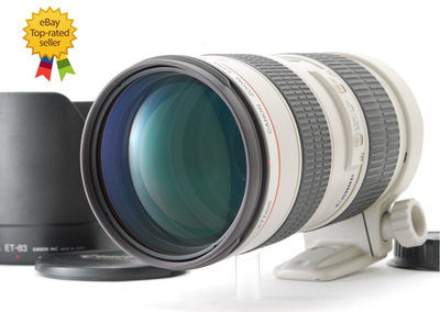 Read Canon EF 70-200mm f/2.8 L USM telephoto Zoom Lens JAPAN [N