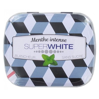 Superwhite Intensive Minze 50 Pellets sind Minipastillen mit intensivem Minzgesc