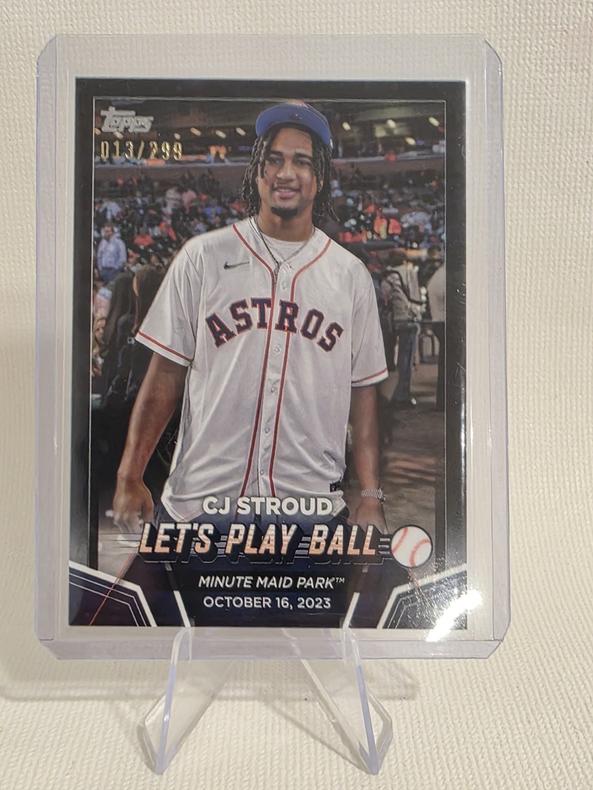 CJ Stroud 2024 Topps Series 2 Let's Play Ball Black /299 #PB-1