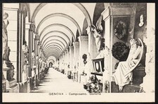 Genova Camposanto. Galleria - Genoa Cemetery. Gallery