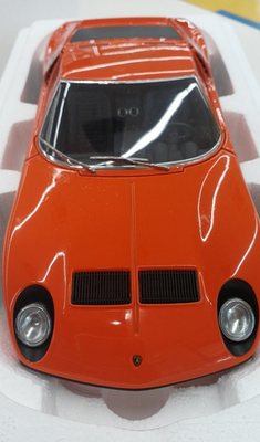 AUTOart Lamborghini Miura SV 1:18 Diecast Model Car Red Silver