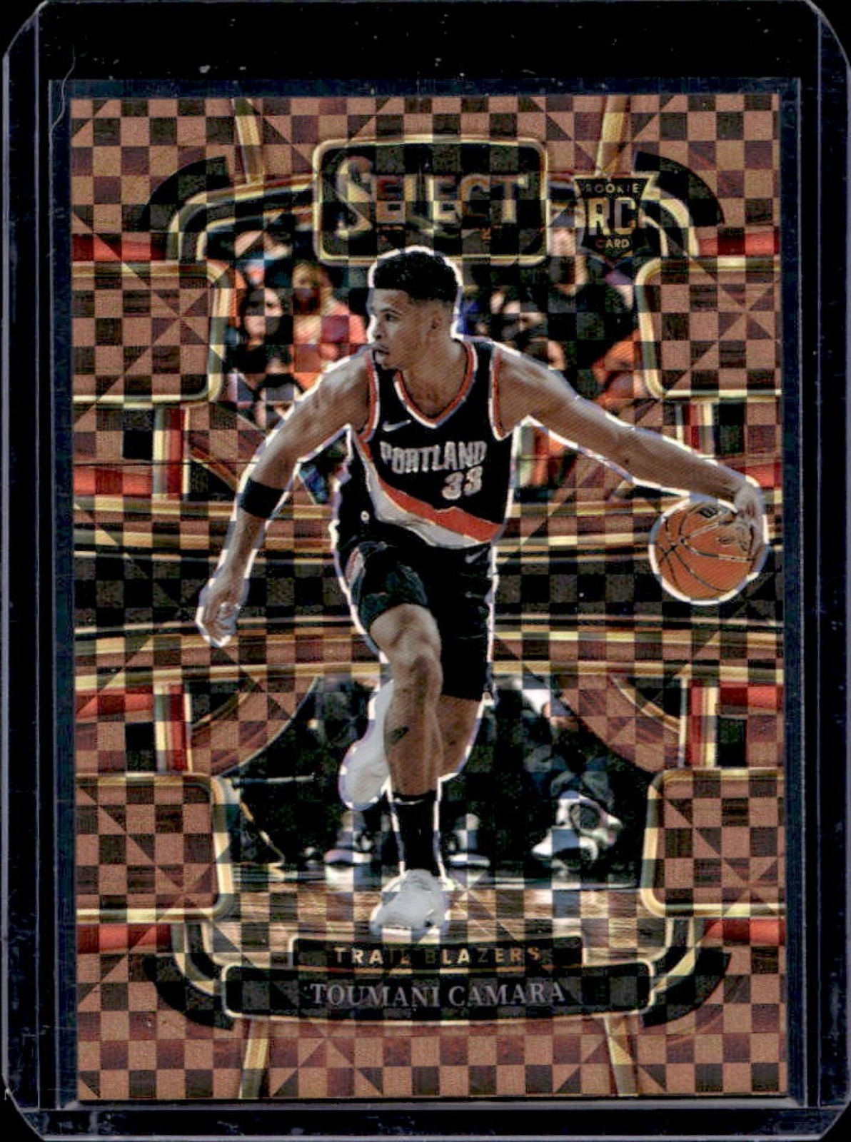 2023-24 Panini Select Toumani Camara RC Bronze Checker Prizm Concourse #/49