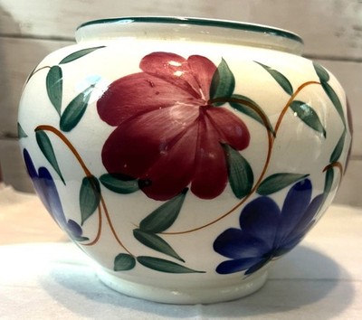 Vintage Wittenberg Germany Hand Painted Art Pottery Bowl Oek 3008 Mid Century Ge