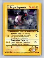 Lt. Surge's Magnemite 50/132 Uncommon Gym Heroes Pokemon Unlimited MP on eBay