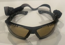 Bolle 40258 Rush Black Twilight Temples Anti-Fog Lens Safety Glasses w/ Strap
