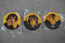 Steiff Kühlschrankmagnete 3 weisen Affen 7cm