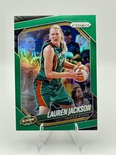 2025 Panini Prizm WNBA #91 Lauren Jackson Green Prizms