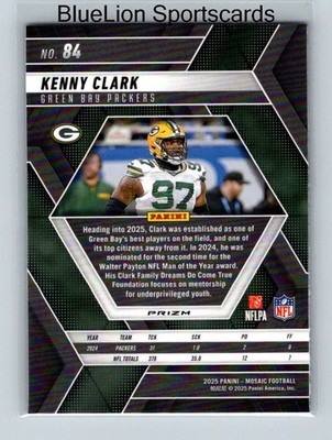 2025 Panini Mosaic Mosaic Green #84 Kenny Clark | eBay