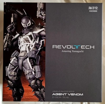 NEW IN STOCK - Kaiyodo Amazing Yamaguchi Revoltech Agent Venom Action Figure - Image 1 of 4