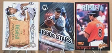 Cal Ripken Jr. 3 Card Lot - 2022 Panini Mosaic #295/ A&G #BS-6/ 1993 Leaf #3