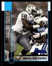 Napoleon Harris 2002 Bowman #252 Raiders NFL READ FREE SHIPPING AutographDen